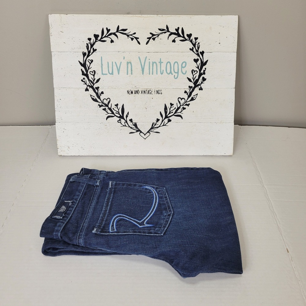 Rock & Republic Women's Bootcut 5-Pocket Jeans‎ Dark Wash Denim Size 27